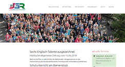Desktop Screenshot of jahngymnasium-rathenow.de