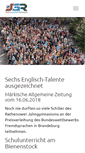 Mobile Screenshot of jahngymnasium-rathenow.de